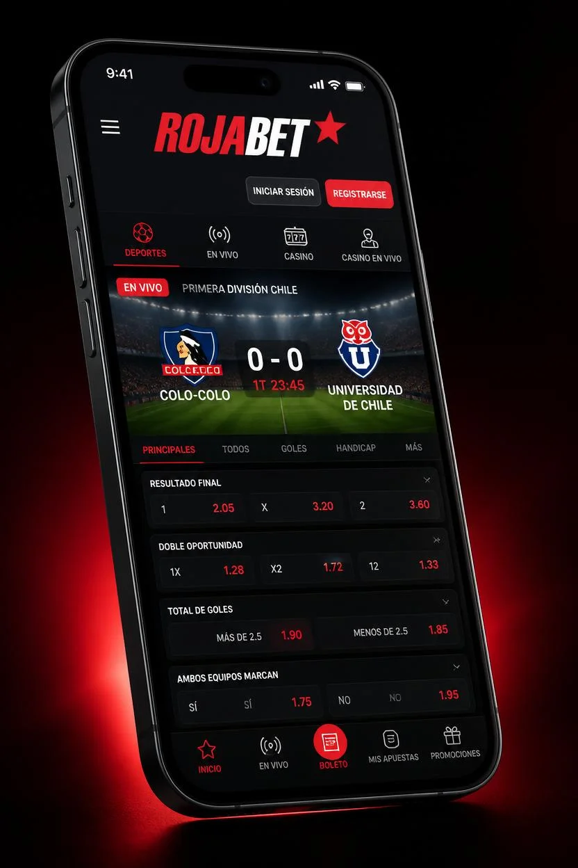 App móvil RojaBet