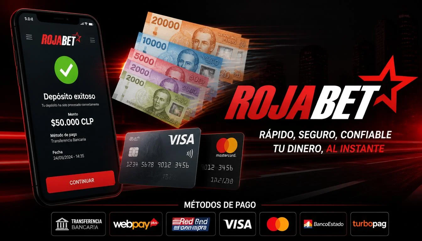 Métodos de pago RojaBet